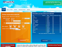 Tablet Screenshot of letenky.travelfly.sk